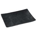 Yanco Asian Style Melamine Rectangle Black Pearl Plate, 8 x 5 1/2 inch -- 48 per case.