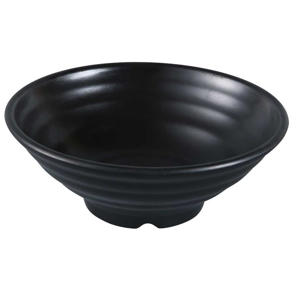 Yanco Asian Style Melamine Round Black Pearl Bowl, 48 Ounce -- 24 per case.