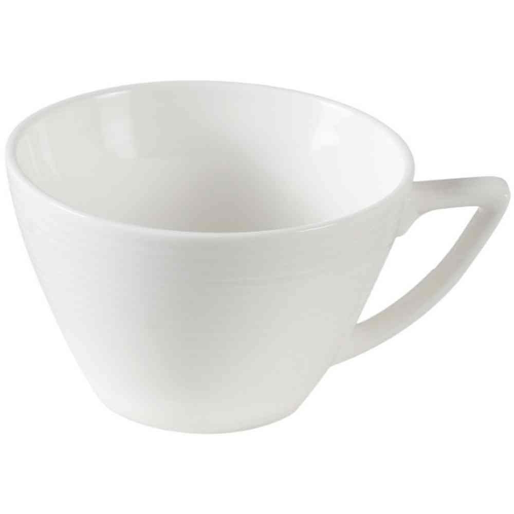 Yanco SH-001 Shanghai Coffee Cup, 7 Ounce Capacity, 2.75 x 2.75 x 3.875 inch, Bone China, Bone White -- 36 per case.