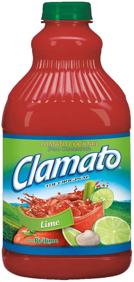 Clamato Lime Tomato Cocktail, 64 Fluid Ounce -- 8 per case.