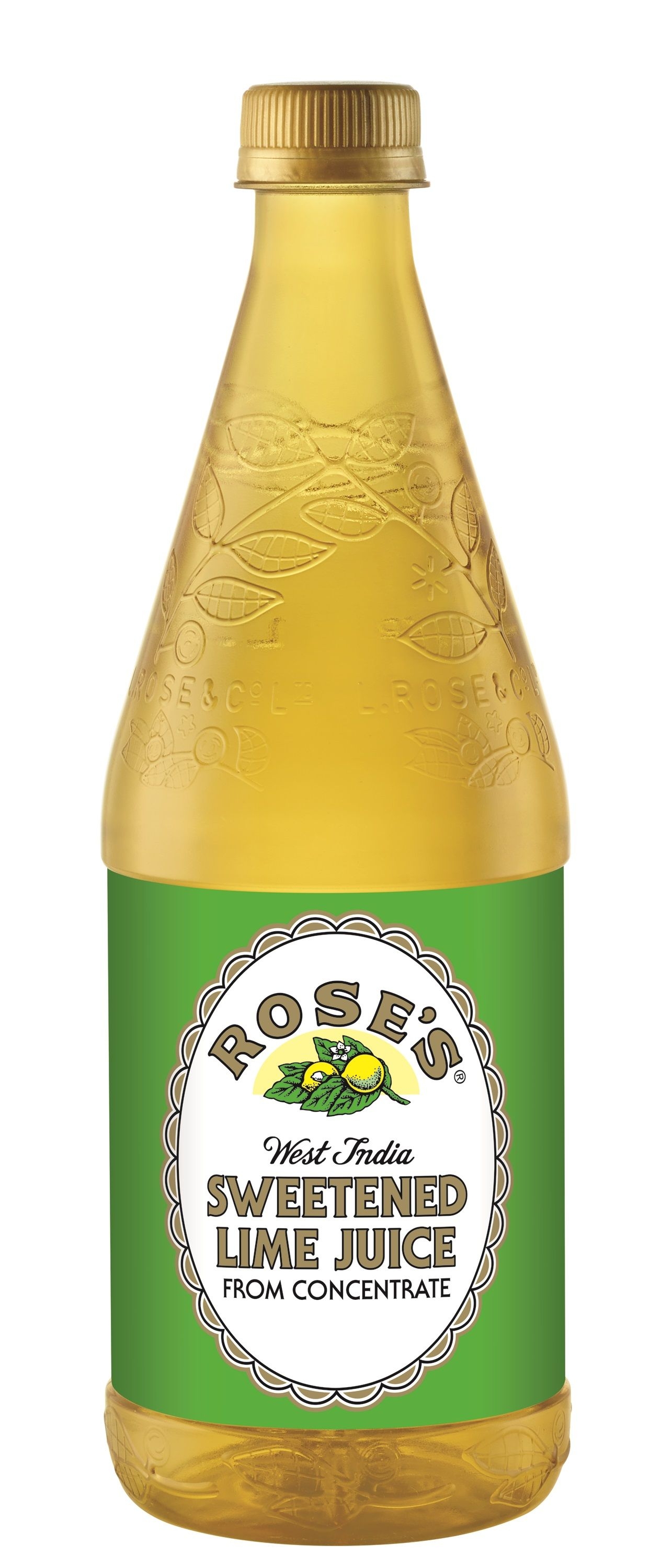 Roses Sweetened Lime Juice, 25 Fluid Ounce Pet Bottle -- 12 per case.