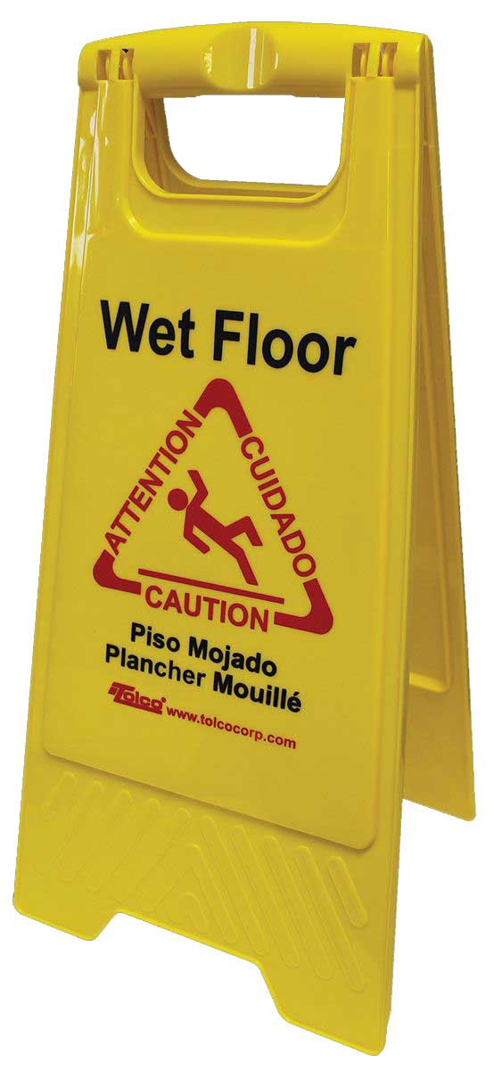 Tolco Wet Floor Sign.