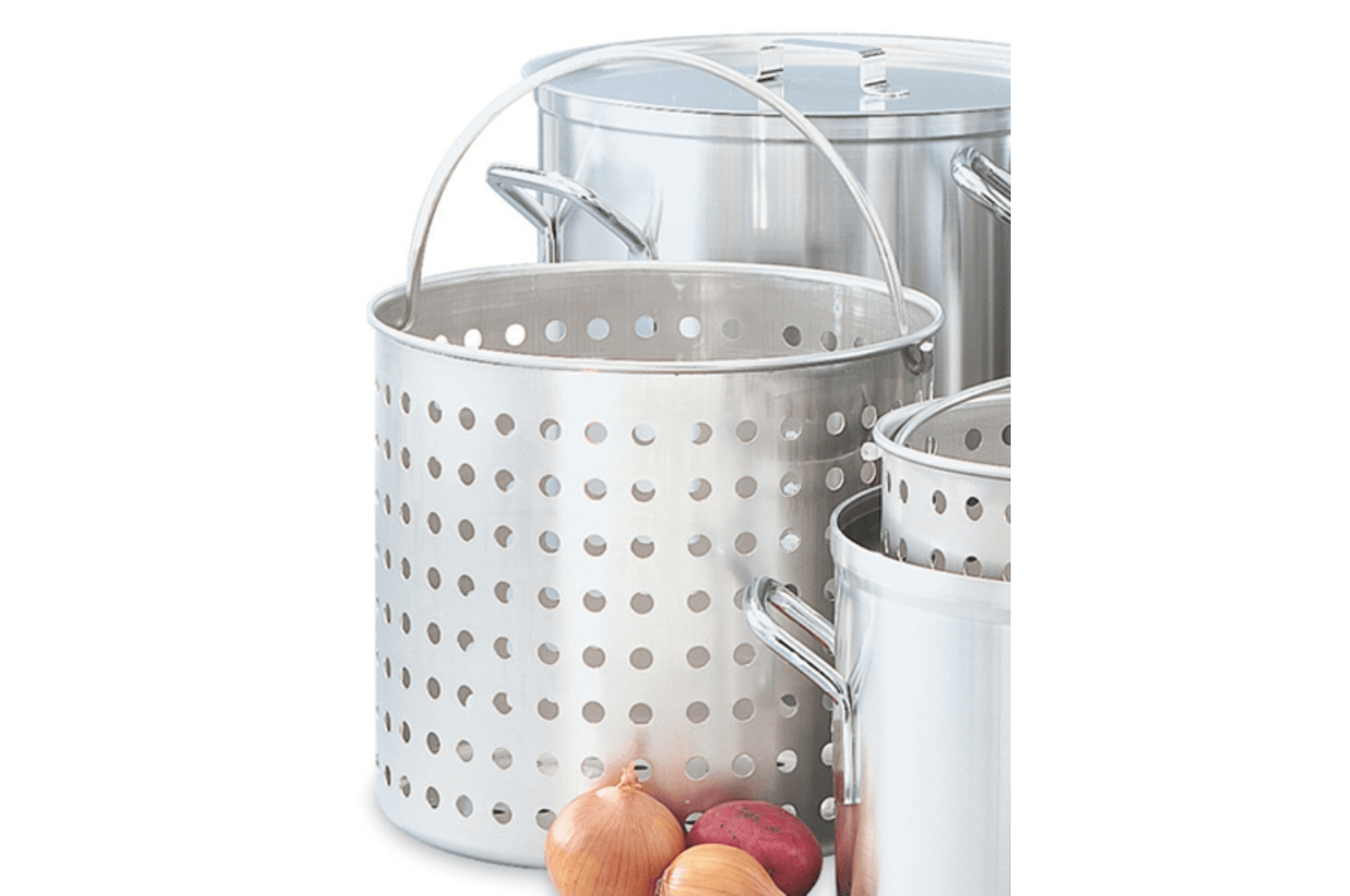 Basket With Bail Handle, Aluminium -- 1 Per Case