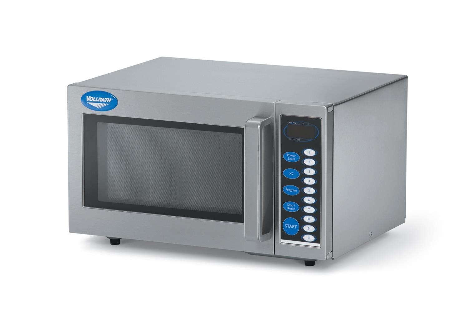 Vollrath Heavy Duty Digital Microwave Oven, 20 1/2 x 18 1/8 x 12 1/4 inch Overall Dimension.