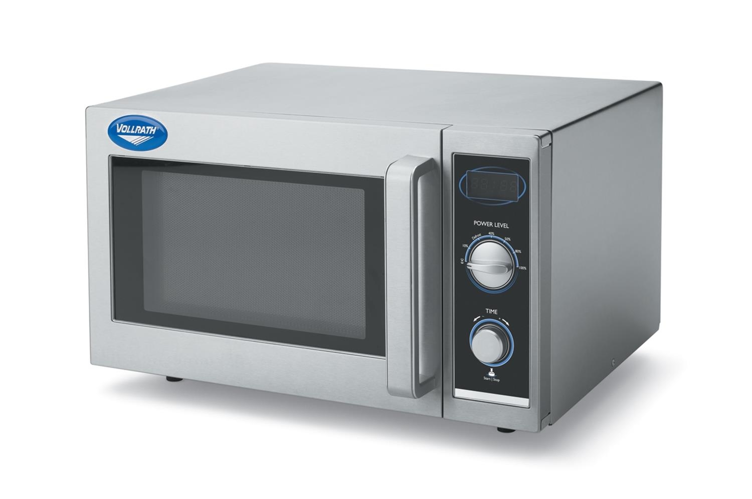 Vollrath Manual Control Microwave Oven, 20 1/2 x 18 1/8 x 12 1/4 inch Overall Dimension.