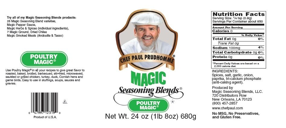 Chef Paul Prudhommes Poultry Magic - 10 lb. bag, 1 per case