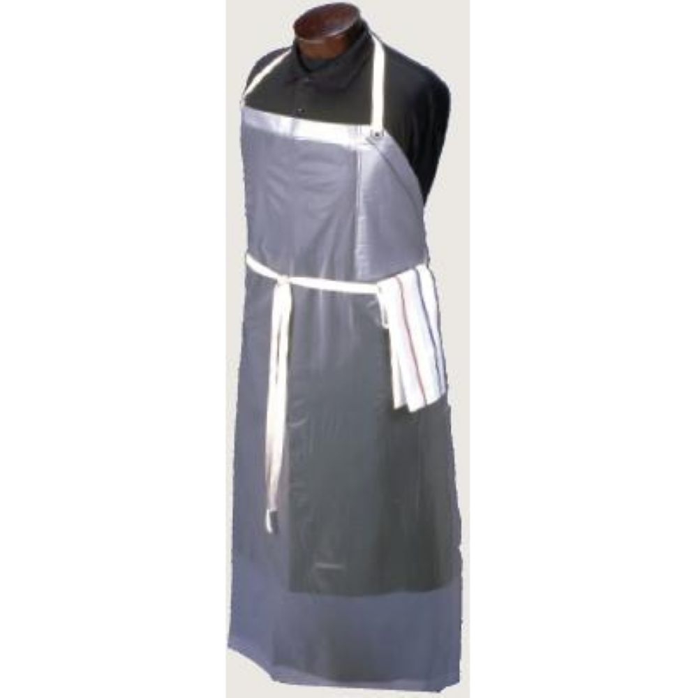 Ritz Clear Vinyl Dishwash Apron, 34 inch Wide x 47 inch Long -- 24 per case.