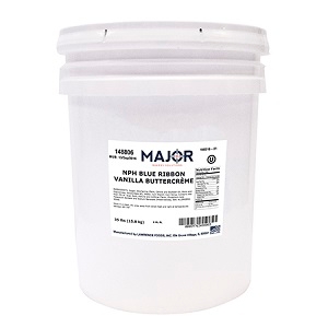 Major Nph Blue Ribbon Vanilla Buttercreme, 35 Pound.