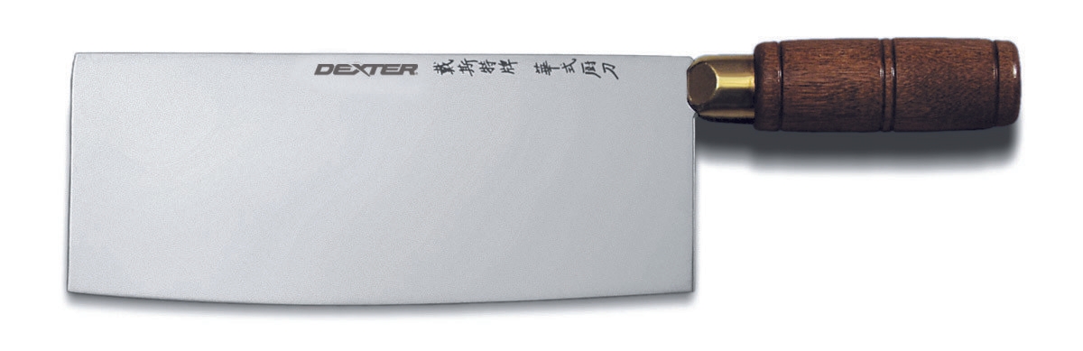Dexter Russell Traditional Chinese Chefs Knife, 7 x 2 3/4 inch -- 6 per case.