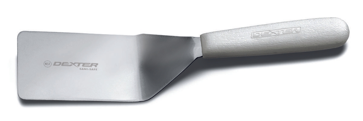 Sani-Safe Turner, 4 X 2.5 inch, Pancake Turner.