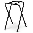 Tablecraft Black Metal Single Bar Tray Stand, 29 1/2 inch