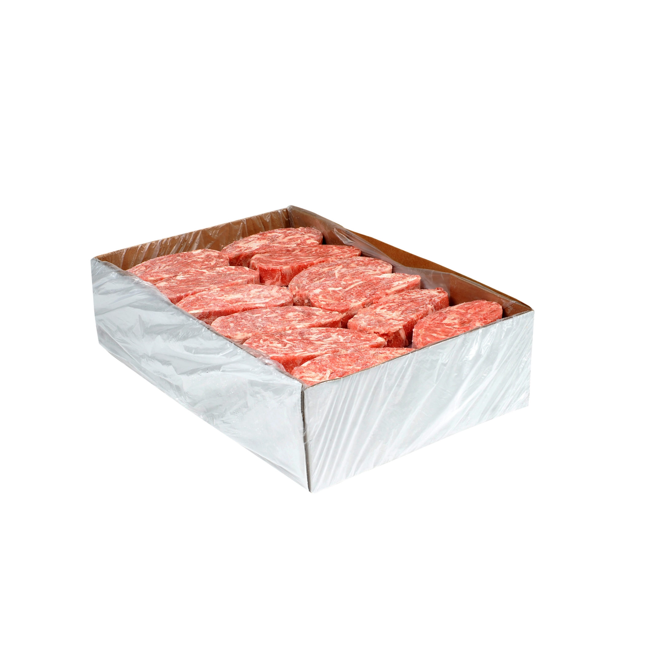 Advance Food Break Away Beef Sirloin Steak, 4 Ounce -- 48 per case.