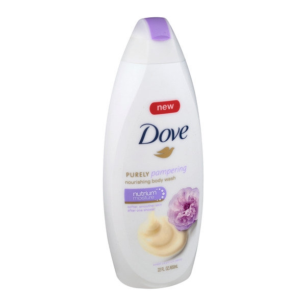 Dove Sweet Cream Plus Peony Body Wash, 22 Fluid Ounce -- 4 per case.