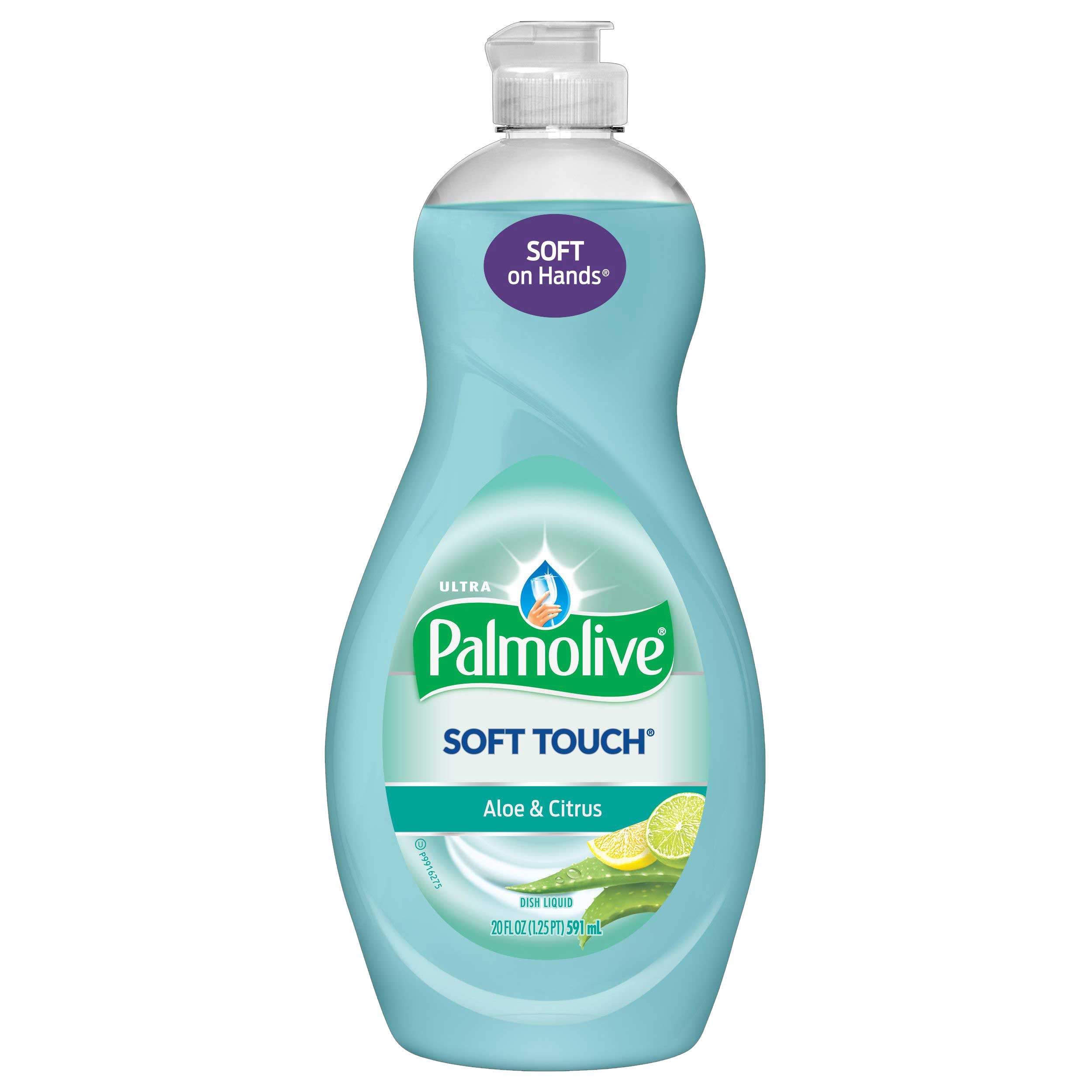 Palmolive Soft Touch Aloe Dish Soap, 20 Fluid Ounce -- 9 per case.