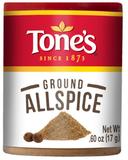 Tones Ground Allspice - 0.6 oz. jar, 144 per case