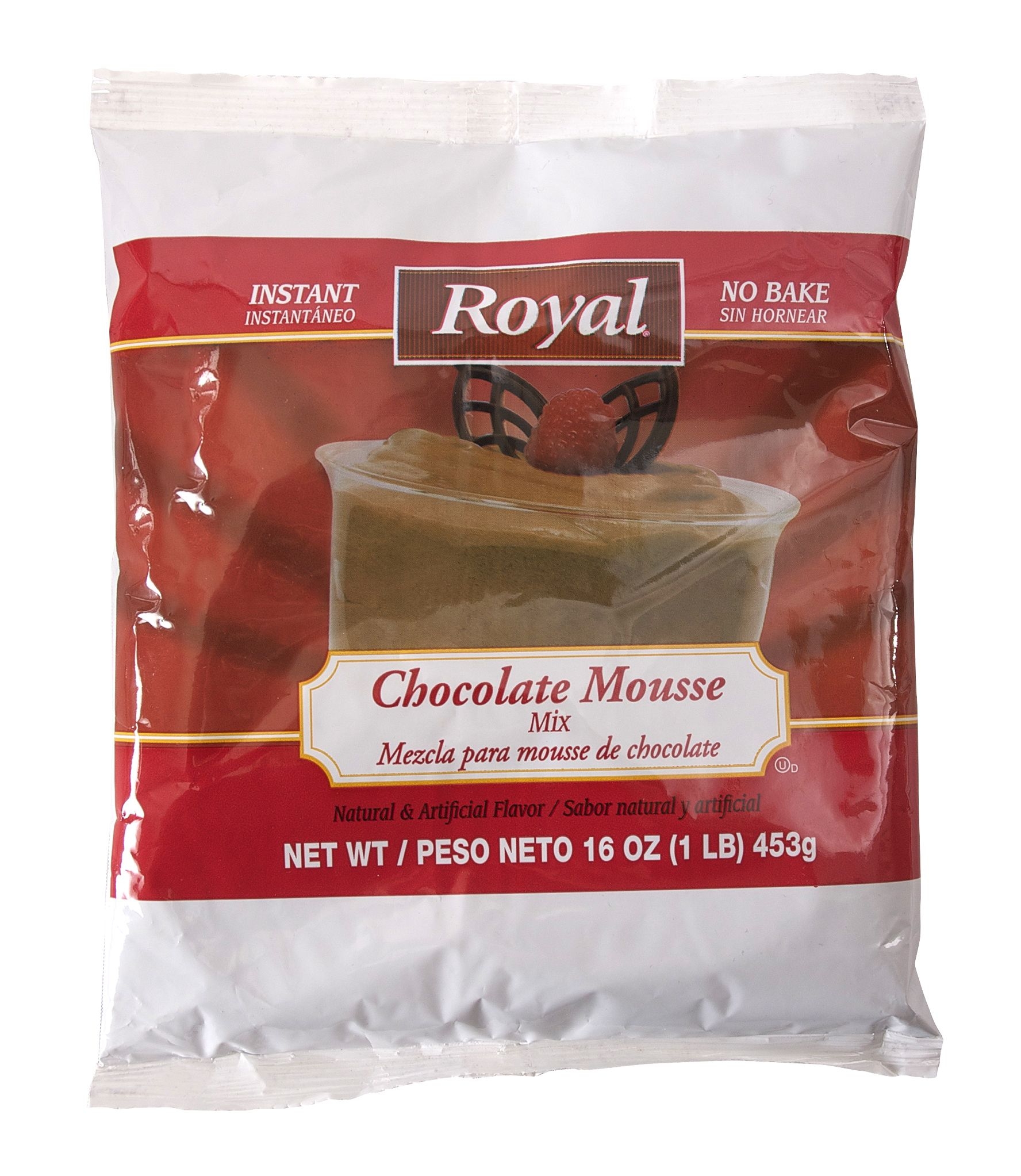 Royal Chocolate Mousse Mix, 16 Ounce -- 6 per case.
