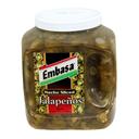 Embasa Pepper Nacho Sliced Jalapeno, Plastic Jar, 1 Gallon -- 4 Case