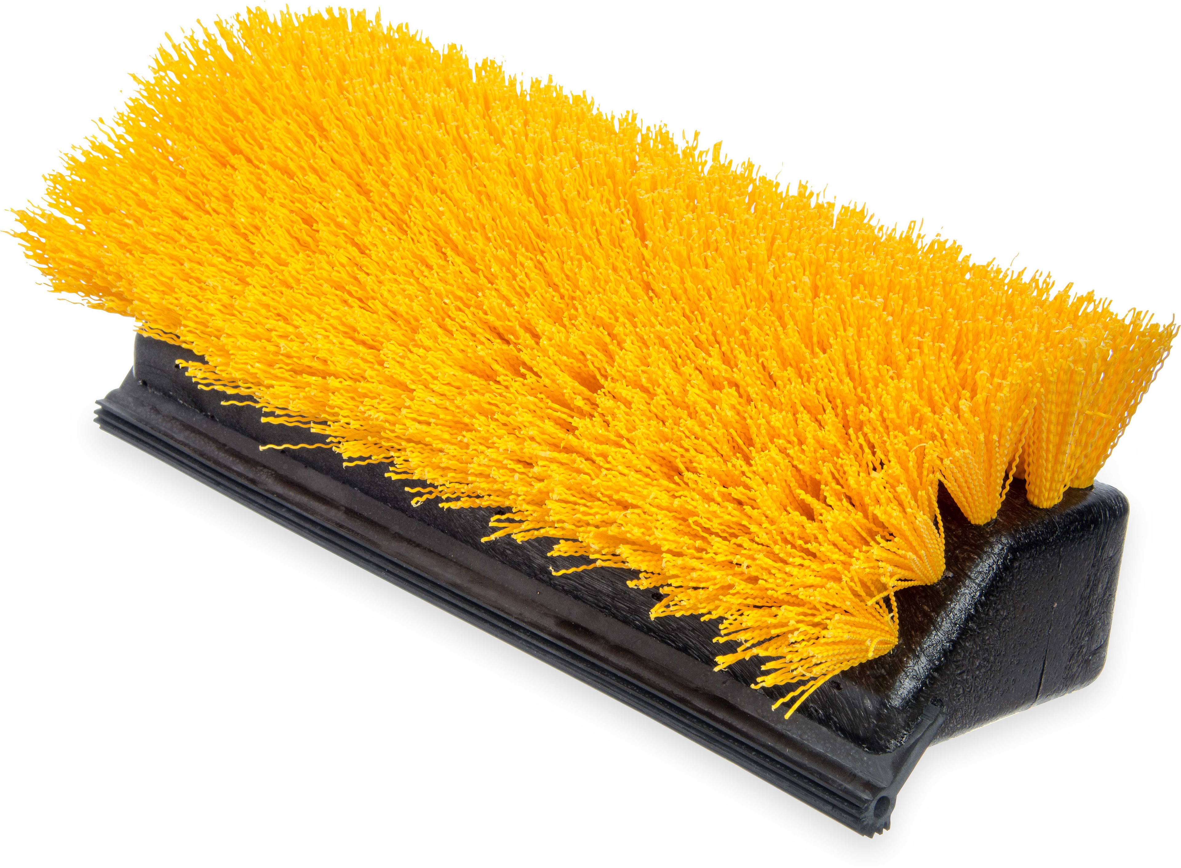Carlisle Hi-Lo Floor Scrub Brush with Squeegee, 10 inch -- 12 per case