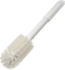 White Sparta Spectrum Atlas Multi-purpose Round Valve Brush 16 in Medium Stiff Polyester Bristle 3 in Diameter - 6 per case