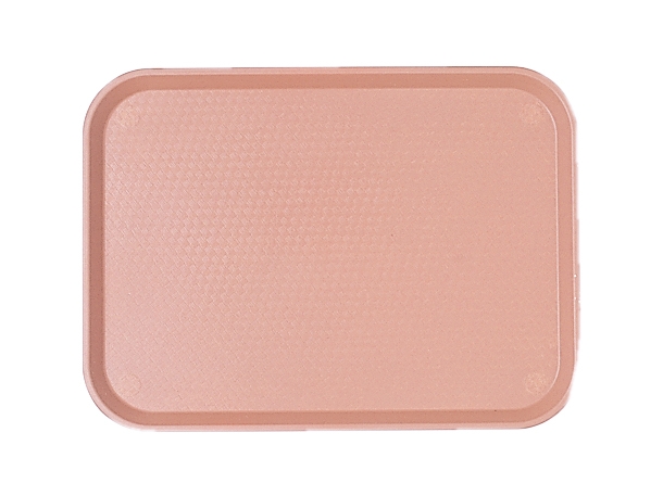 Cambro Fast Food Tray, Blush, 13 13/16 X 17 3/4 inch -- 12 per case.