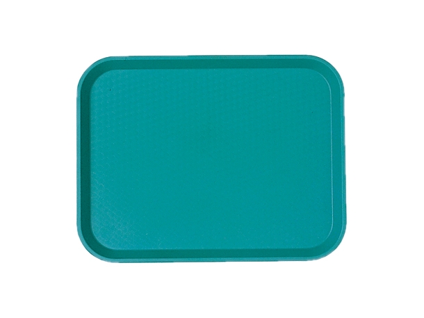 Cambro Fast Food Tray, Teal, 13 13/16 X 17 3/4 inch -- 12 per case.