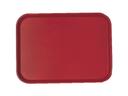 Cambro Fast Food Tray, Cranberry, 13 13/16 X 17 3/4 inch -- 12 per case.