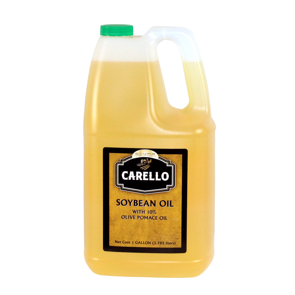 Carello 10 Percent Soybean and Olive Blend Pomace Oil, 1 Gallon -- 6 per case.