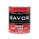 Savor Imports Cut Baby Corn, 109 ounce -- 6 per case.