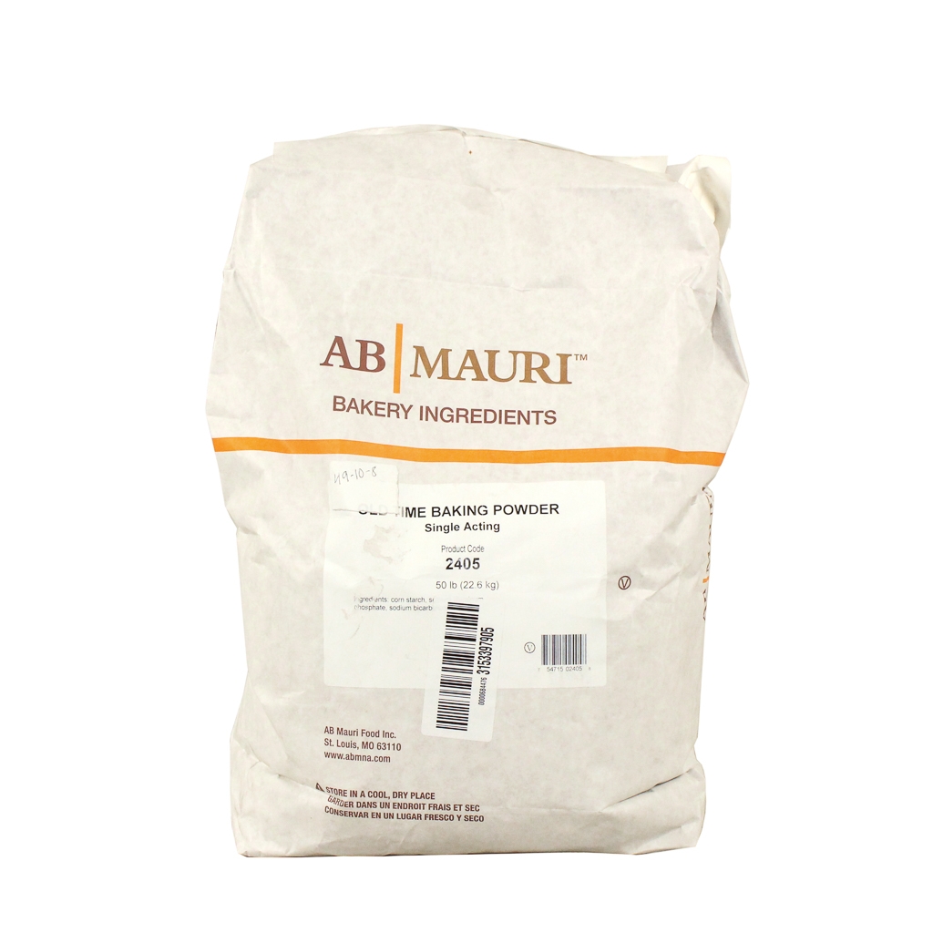 Fleischmanns Yeast AB Mauri Single Acting Old Time Baking Powder, 50 Pound.