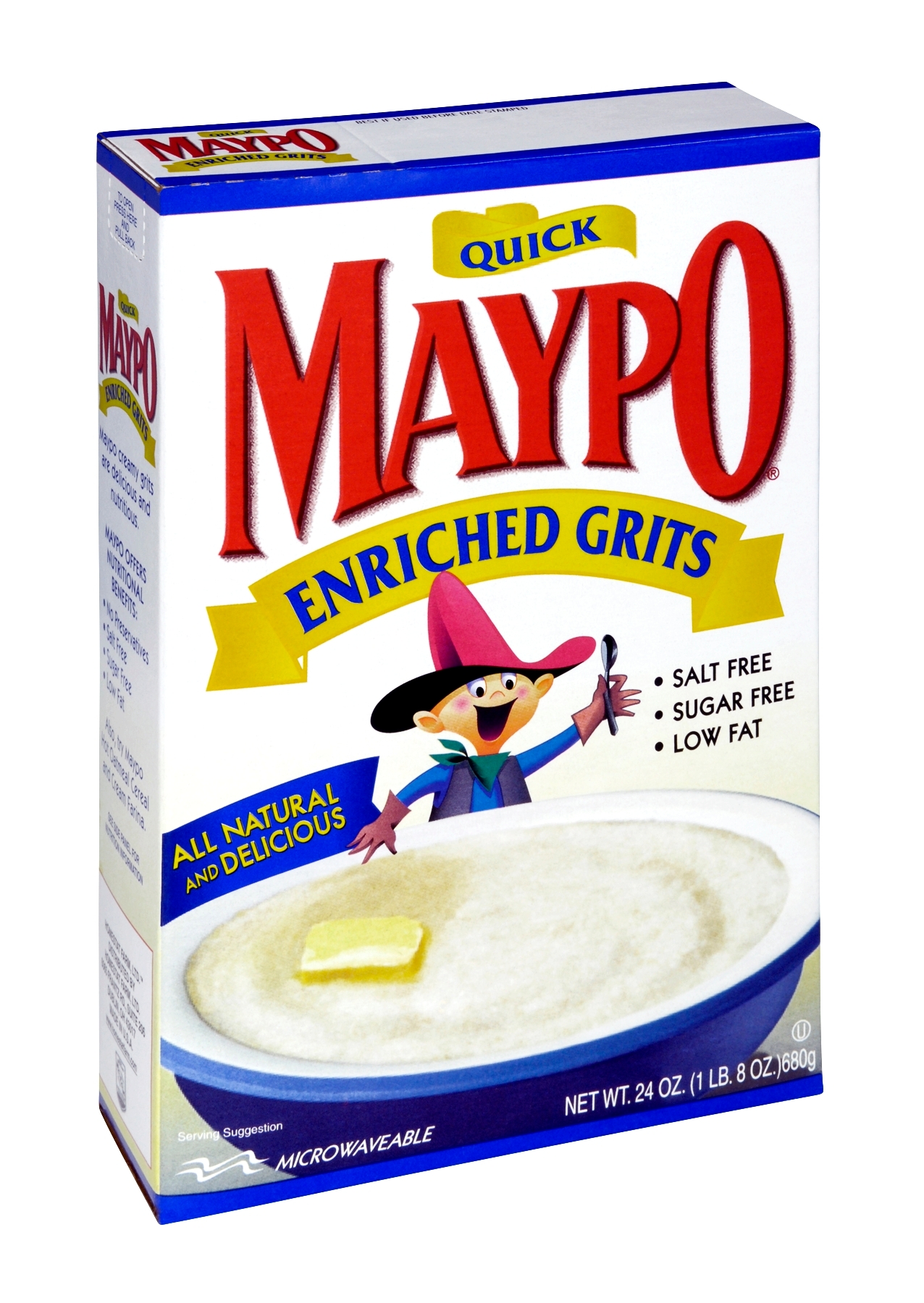 Homestate Farms Maypo Quick Maple Enriched Grit, 24 Ounce -- 12 per case.
