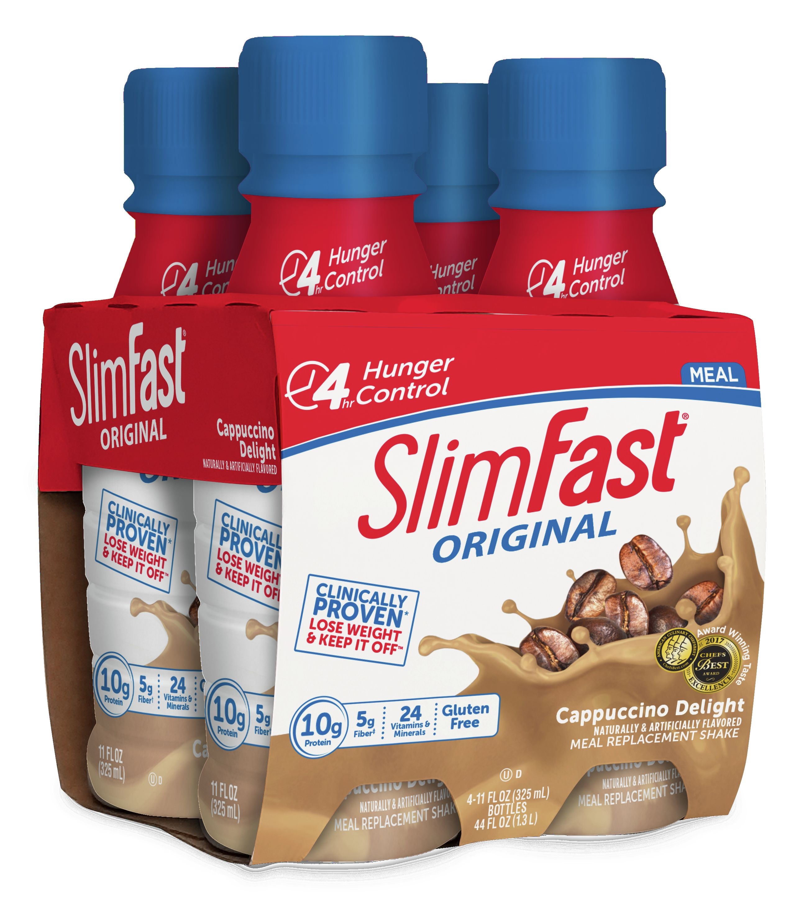 SlimFast Cappucino Delight Meal Replacement Shake, 11 Ounce -- 12 per case.