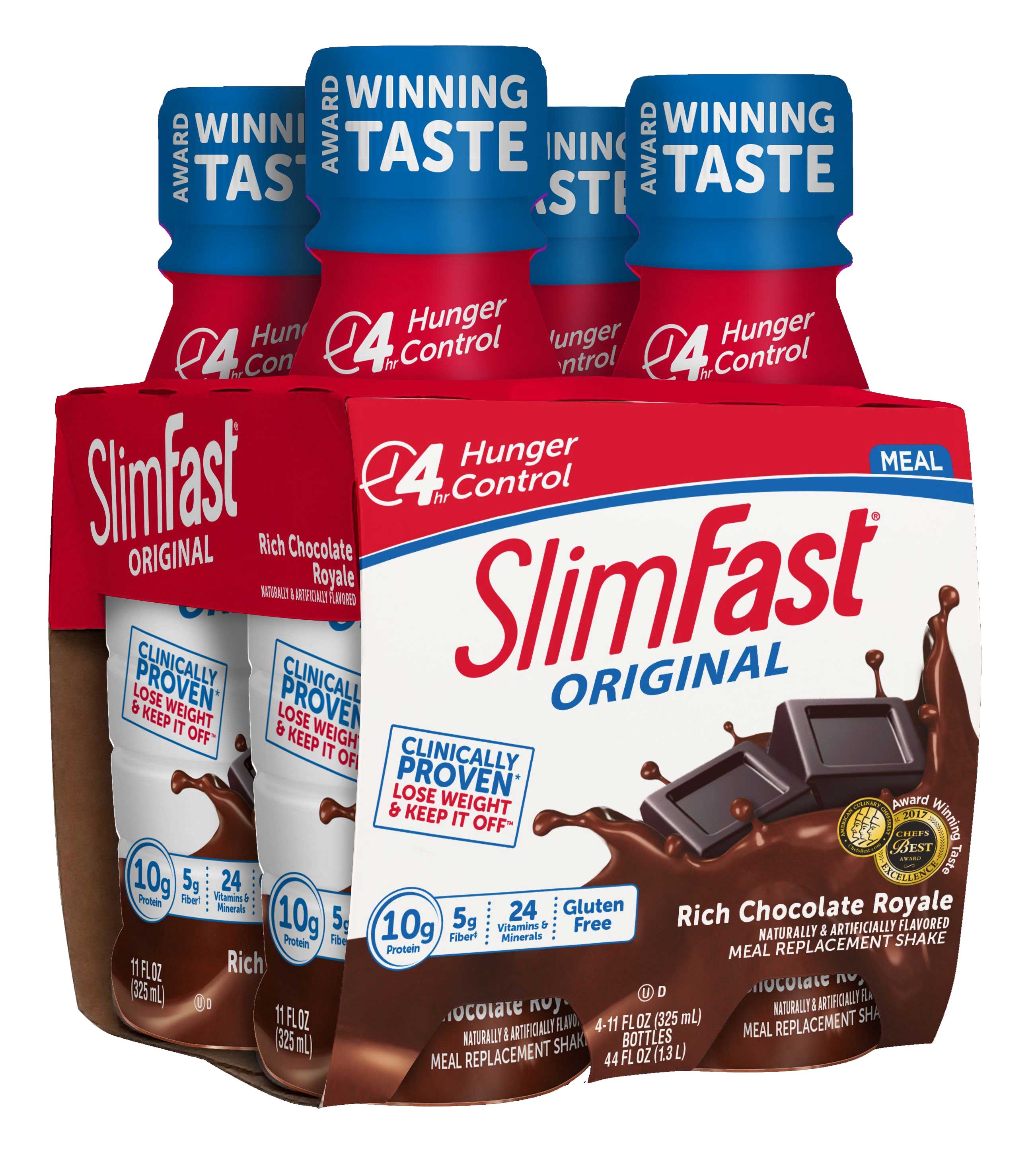 Slim Fast Rich Chocolate Royale Meal Replacement Shake, 11 Fluid Ounce -- 12 per case.