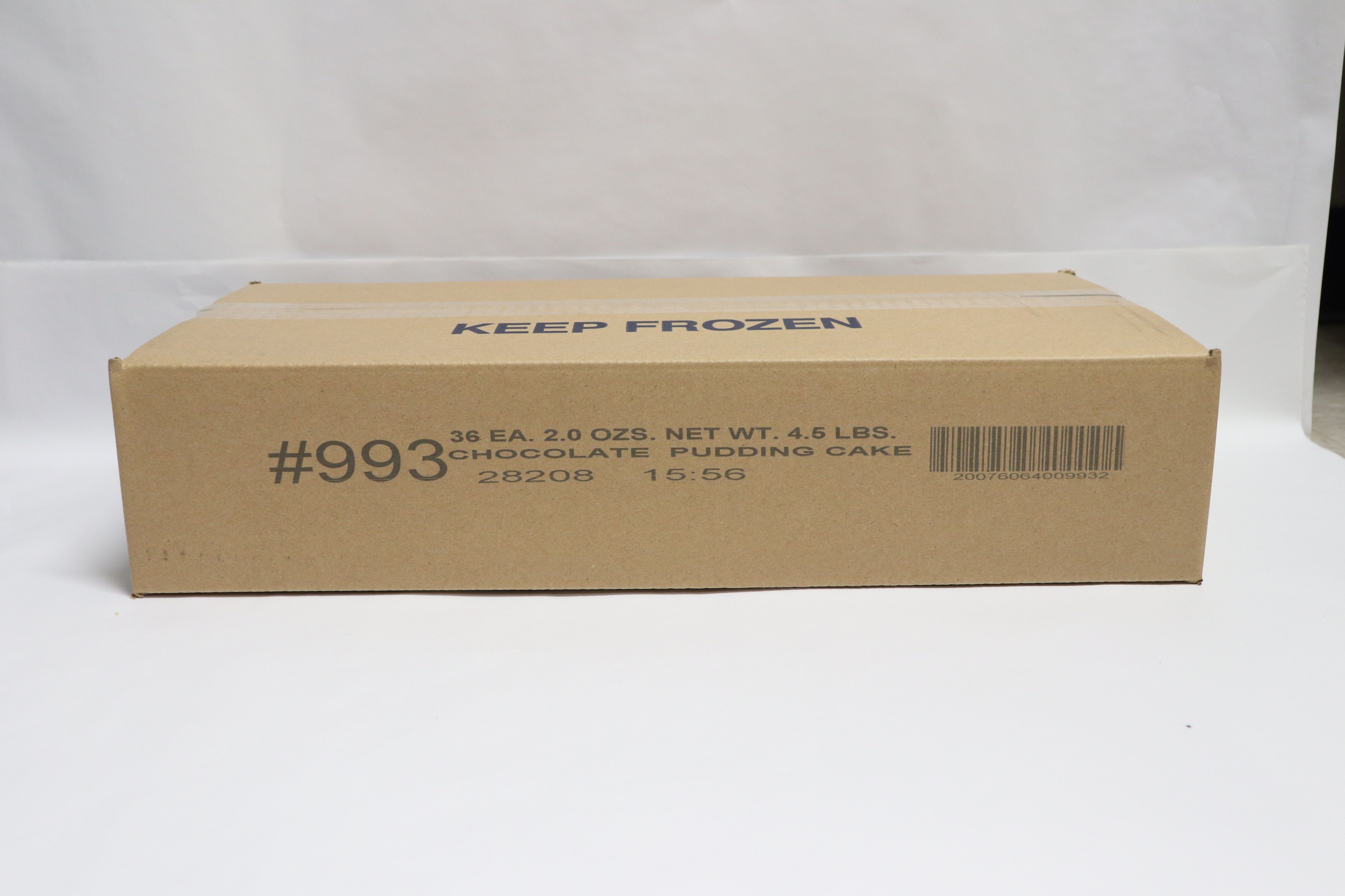 Ne-Mos Chocolate Pudding Cake Slice, 2 Ounce -- 36 per case.