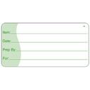 Daymark ReMark Item Date Prep By for Food Label, 2 x 4 inch - 500 labels per roll -- 12 rolls per case.