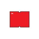 Daymark DM4 Stk DK Fluorescent Red Date Coder Label - 750 per roll -- 8 rolls per case.