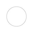 Daymark DuraMark Round Permanent Solid White Color Label, 1 inch -- 12 rolls per case.