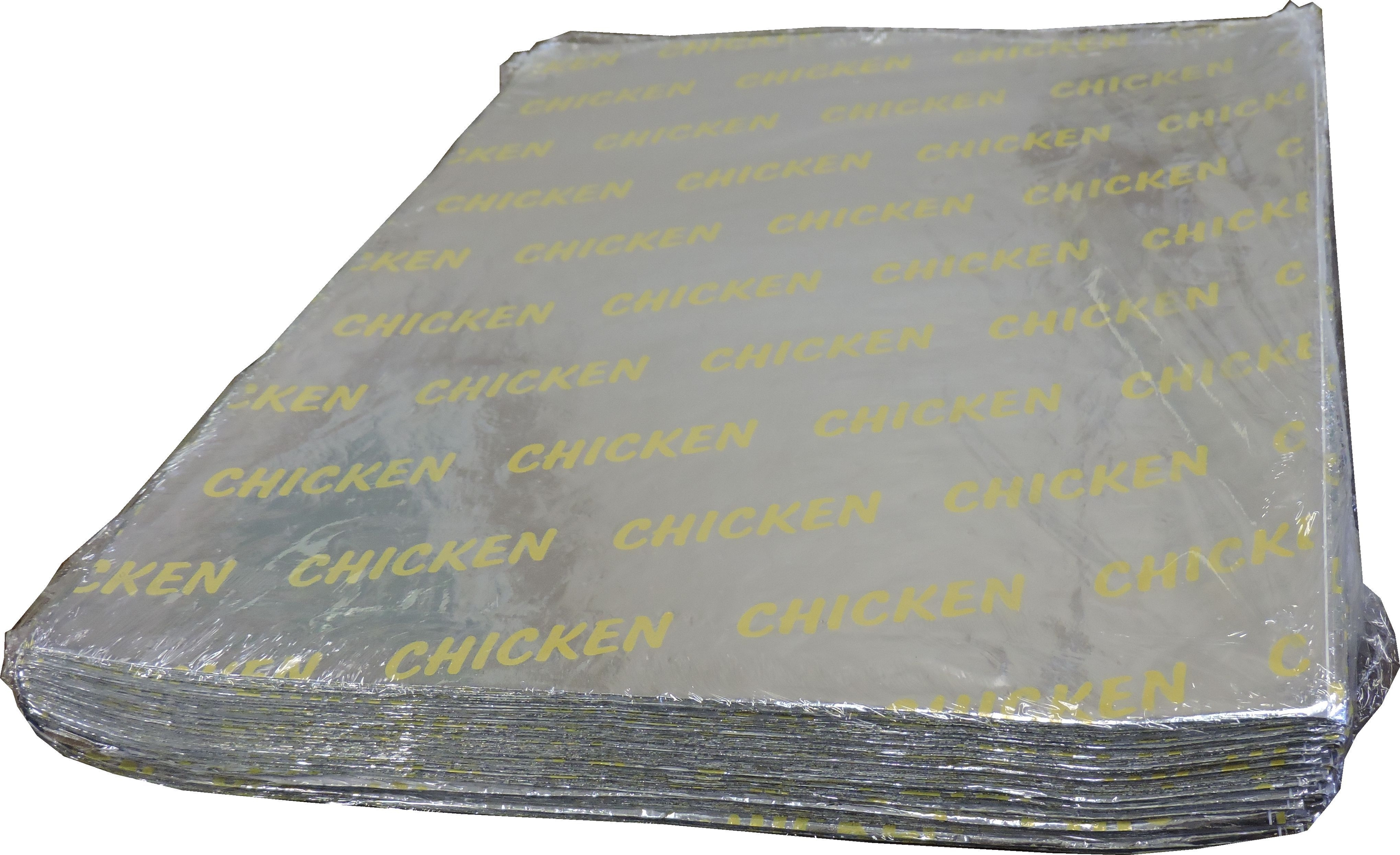 10.5X14 5 Foil Laminated Chicken Wrap -- 5 count -- 500 each