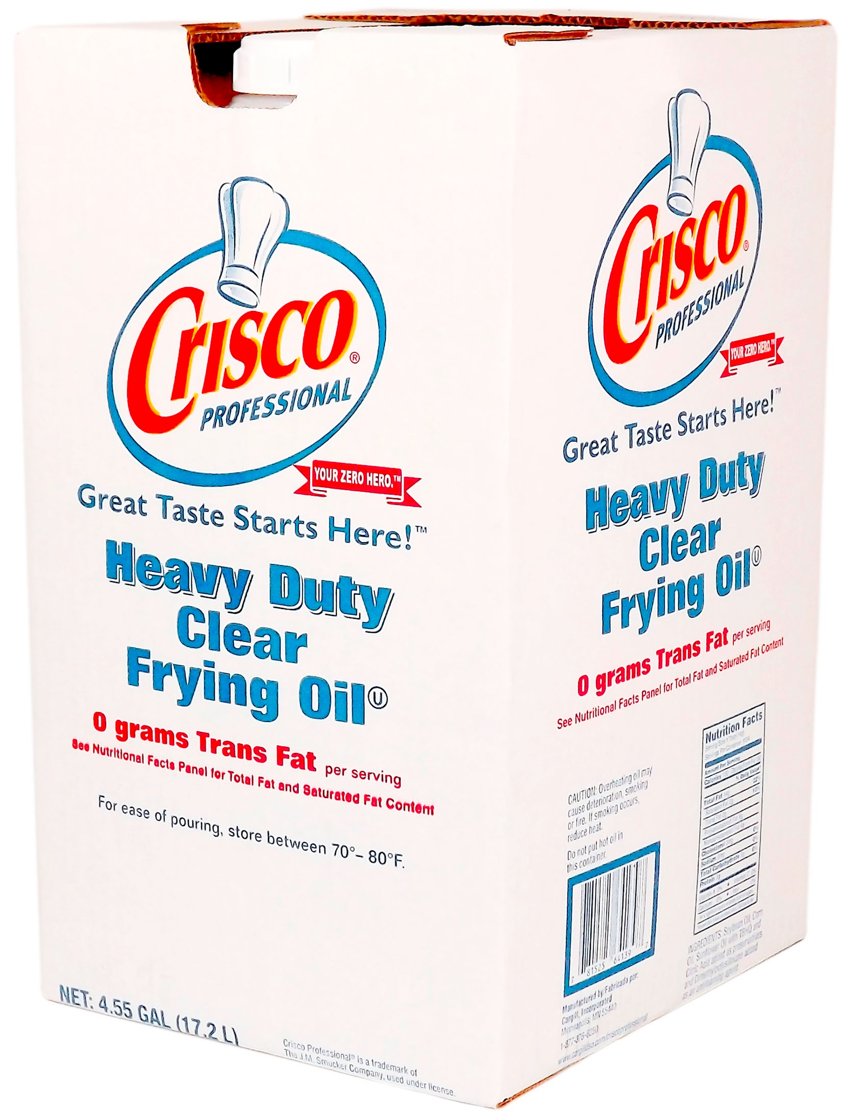 Crisco Professional Heavy Duty Clear Frying Oil, 35 Pound.