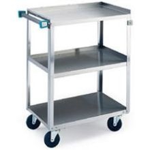 Lakeside Stainless Steel Medium Duty Traditional Series Utility Cart with 3 Shelves, 16 3/4 x 27 5/8 x 33 3/8 inch.