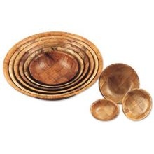 Alegacy Woven Wood Salad Bowl, 12 inch Diameter -- 12 per case.