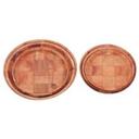 Alegacy Wood Weave Plate, 8 inch Diameter.