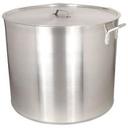 Alegacy Heavy Duty Aluminum Stock Pot with Lid, 120 Quart.