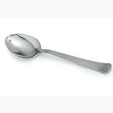 12 inch 18-8 Stainless Steel Aria Solid Spoon -- 12 per case