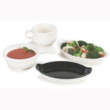 White Polycarbonate Oval Casserole 3 inch -- 24 per case