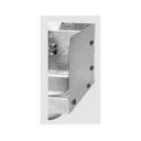 Advance Tabco High Bolted One Side Splash Only, 7 3/4 inch - with 9 x 9 inch Bowls.