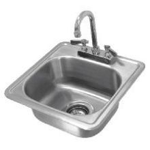 Advance Tabco Stainless Steel 1 Compartment Drop In Sink, 12 1/4 x 10 1/4 x 6 inch Bowl.