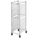Channel Manufacturing Aluminum Knock Down Bun Pan Rack, 63 x 20 1/2 x 26 inch.