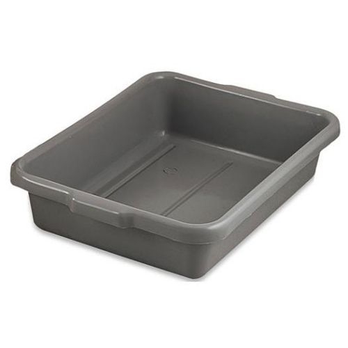 Alegacy Plastic Gray Dish N Tote Box, 21 5/8 x 16 x 5 inch.