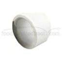 Alegacy White Molded Rubber Scrap Block, 6 1/2 inch Diameter.