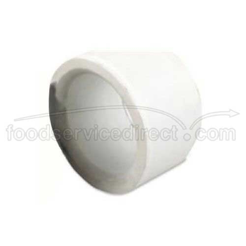 Alegacy White Molded Rubber Scrap Block, 6 1/2 inch Diameter.